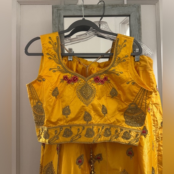 Dresses & Skirts - NEW Beautiful embroidered lehenga